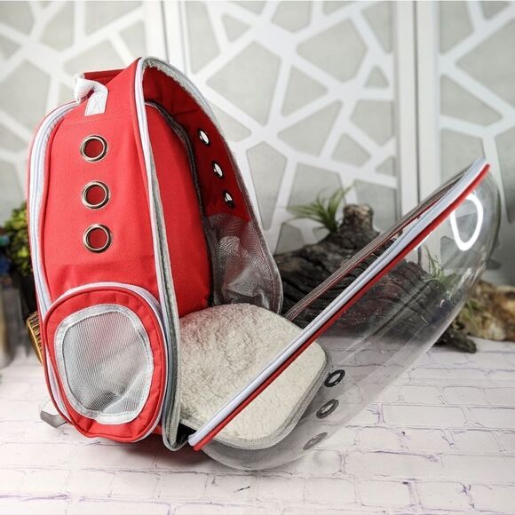 NWT - Portable Ventilated Carry Backpack for Dog Cat And Small Animals - Picture 8 of 15